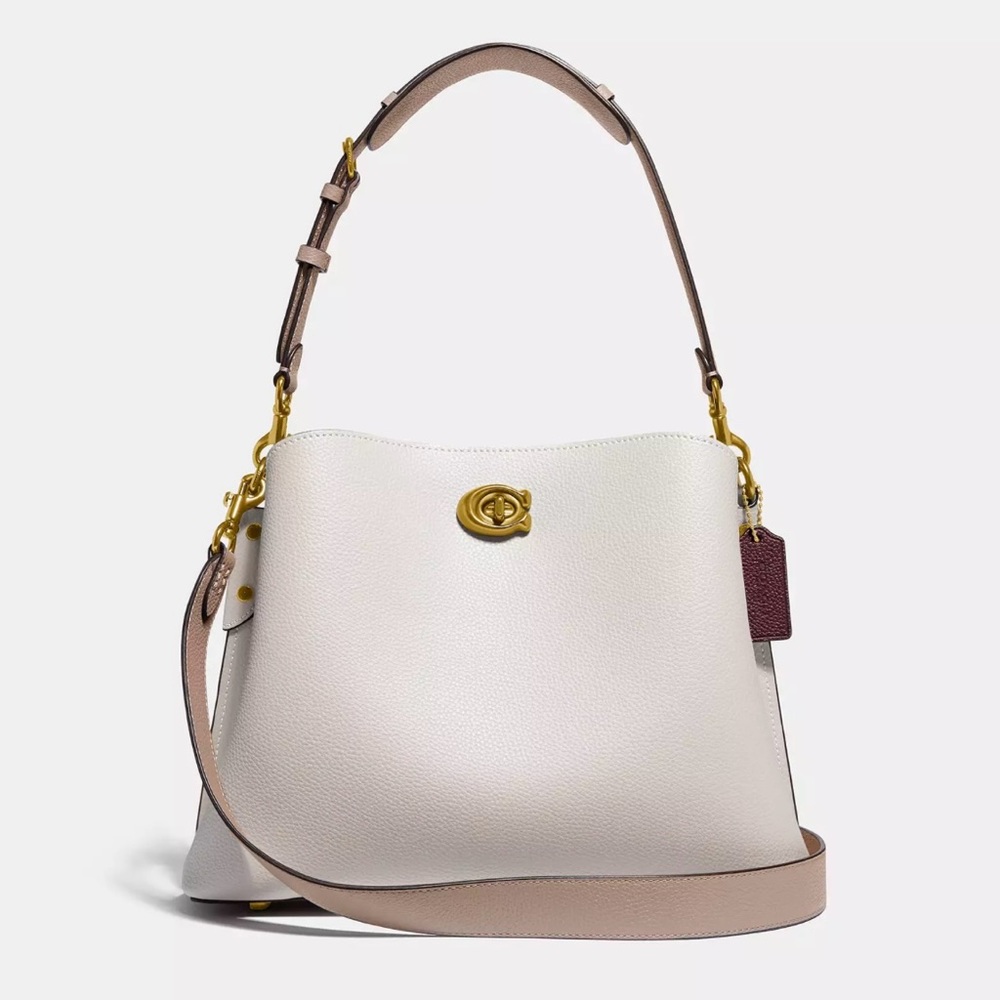 Coach Willow BucketCrossbody Bag In Winter White - Like New